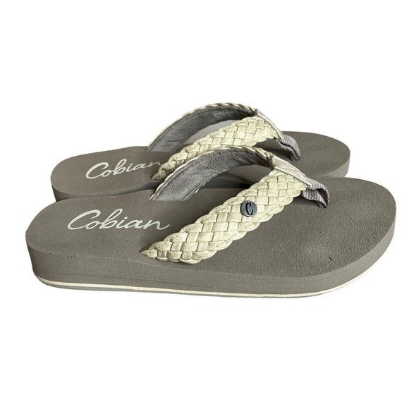 Cobian Women’s Size US 6 Braided Bounce Sandal Straps Comfort Slip On NEW - Picture 4 of 13